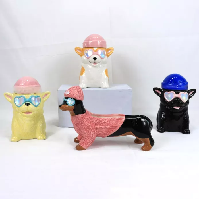 প্রাণী সিরামিক মোমবাতি ধারক