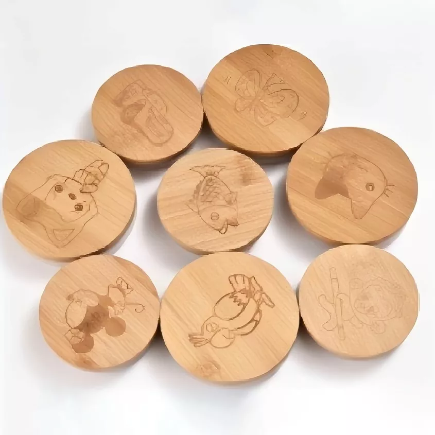 কাস্টম পরিবেশ বান্ধব কাঠের id াকনা