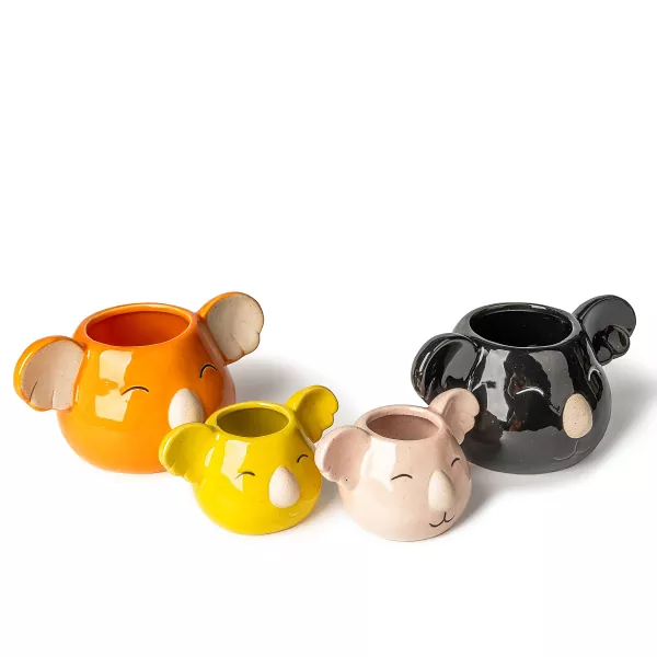 কোয়ালা আকৃতির সিরামিক মোমবাতি ধারক