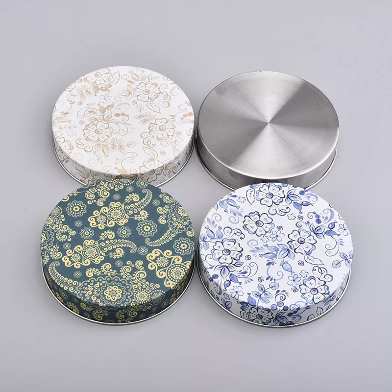 ব্যক্তিগতকৃত মুদ্রণ টিন মোমবাতি জার id াকনা ব্যক্তিগতকৃত মুদ্রণ টিন মোমবাতি জার id াকনা